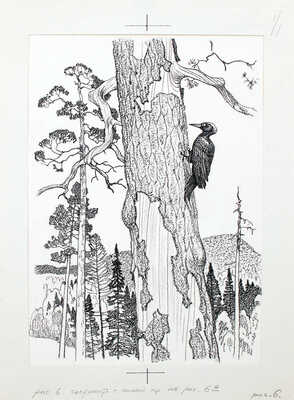 Кузнецов Леонид Трофимович. Макет из 27 иллюстраций и книга К.Д. Ушинского «Рассказы и сказки» (М.: Дет. лит., 1975)